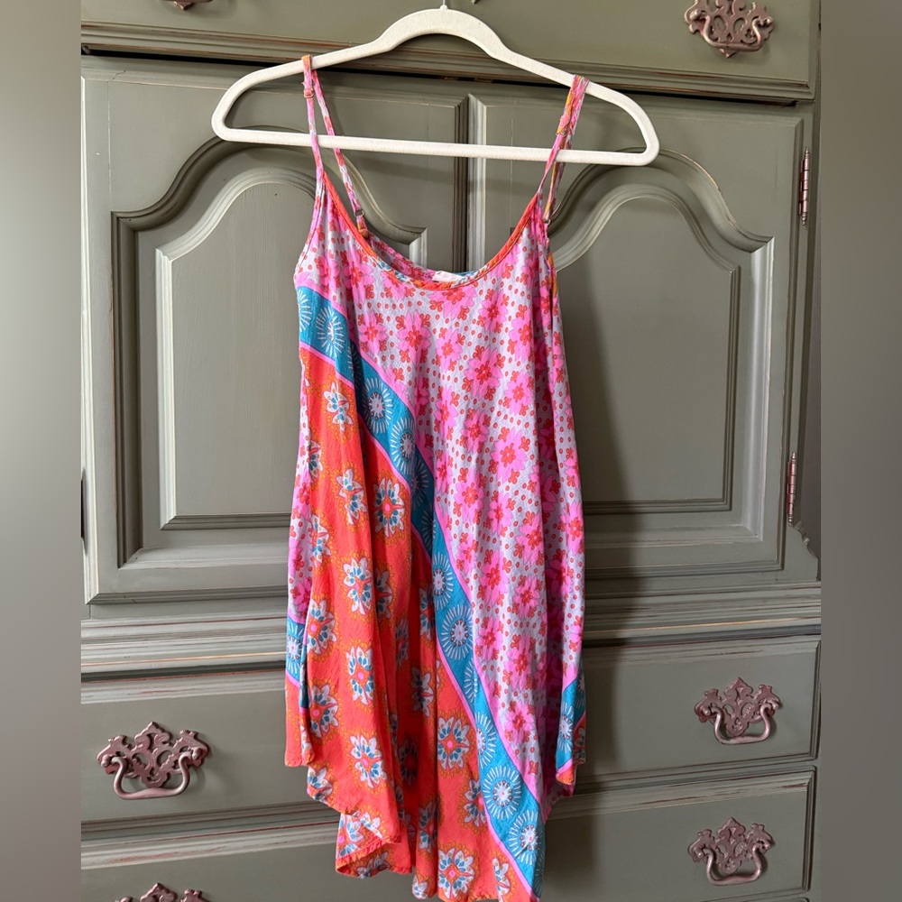 Natural Life Colorful Floral Dress